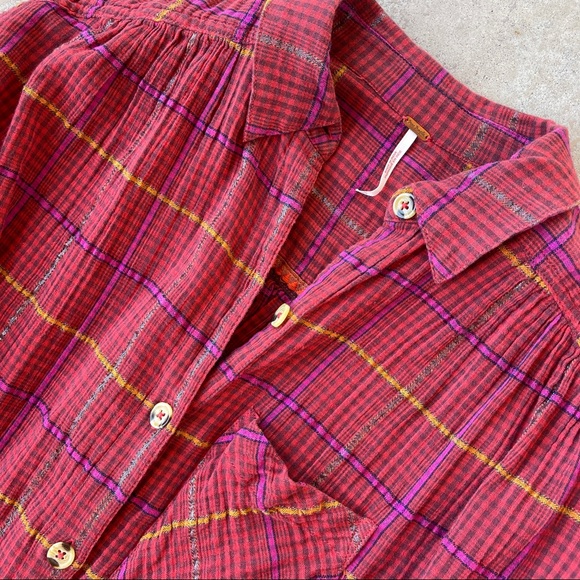 Free People Break My Stride Oversized Tunic Top - Picture 2 of 5